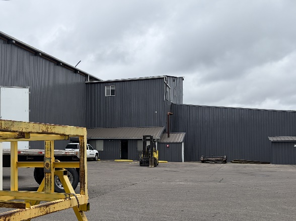 Southeast elevation of building 3, the storage building at 410 Chambers Street