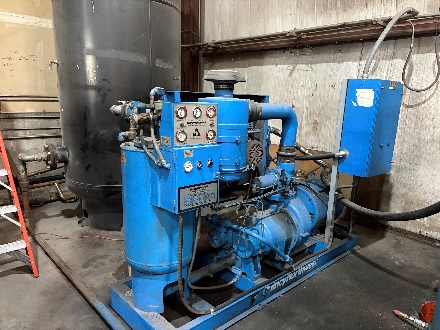 Air compressor serving a press line