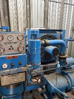 Second air compressor serving a press line
