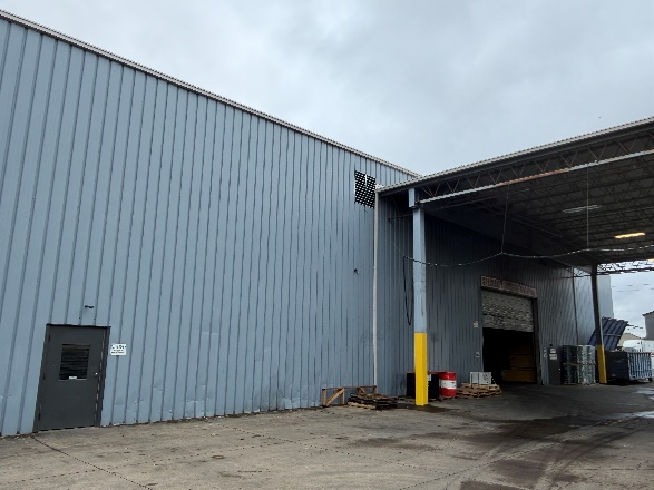 East elevation of building 2, the manufacturing facility at 1740 West 5th Avenue